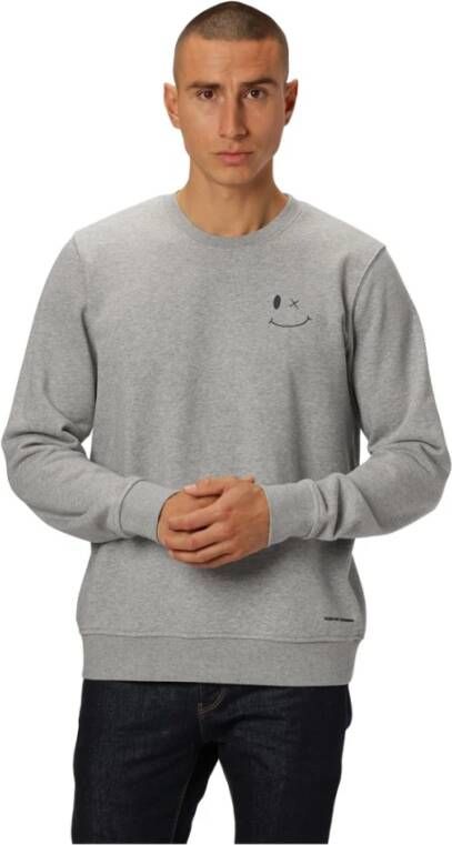 Clean Cut Sweat-CC Patrick Organic Crew Grijs Heren