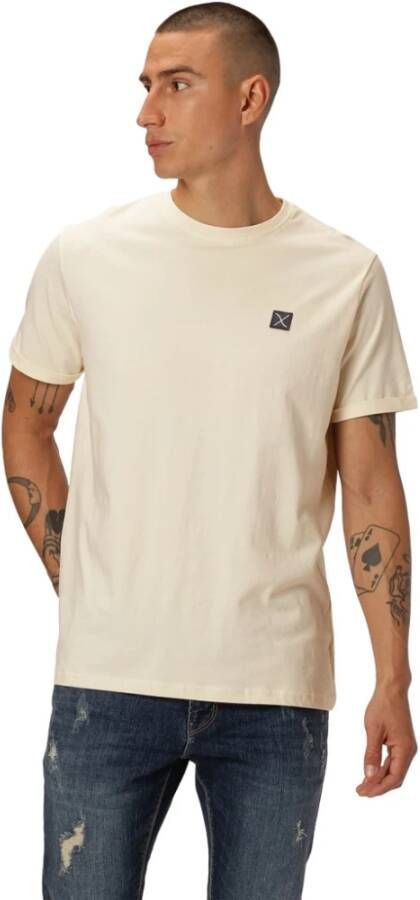 Clean Cut T-shirt-cc Basic Organic Tee Beige Heren