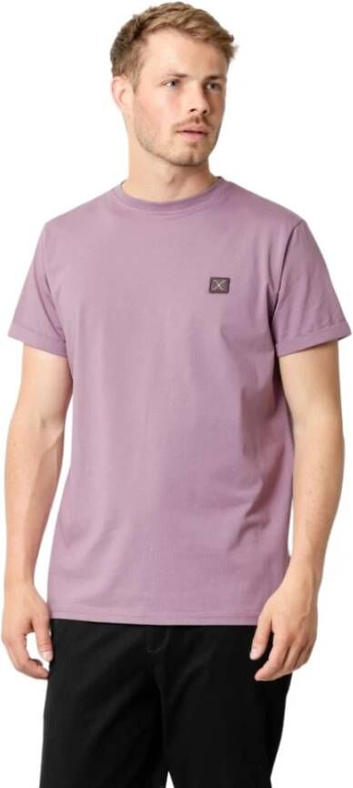 Clean Cut T-Shirt- CC Basic Organic TEE S S Purple Heren