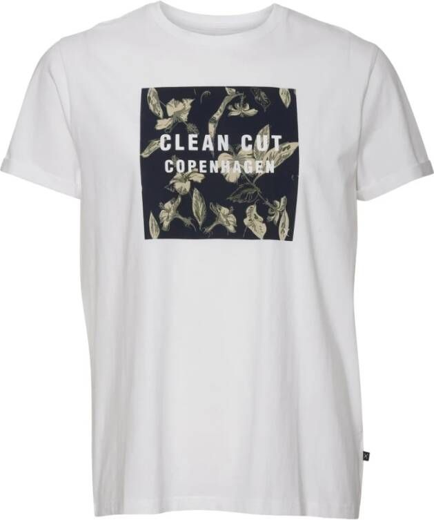 Clean Cut T-Shirt Wit Heren