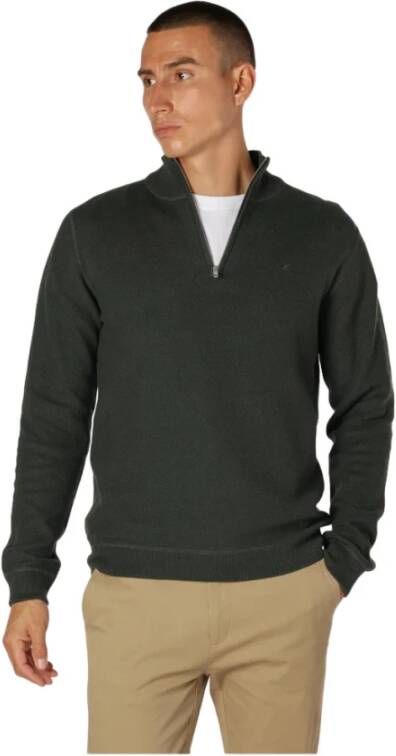Clean Cut Triicc lauritz 1 2 zip breier Groen Heren
