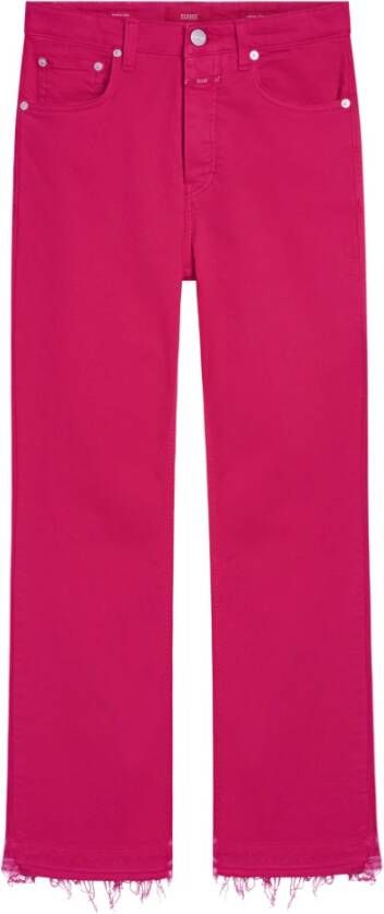 Closed Handgemaakte Olifant Flare Jeans Pink Dames