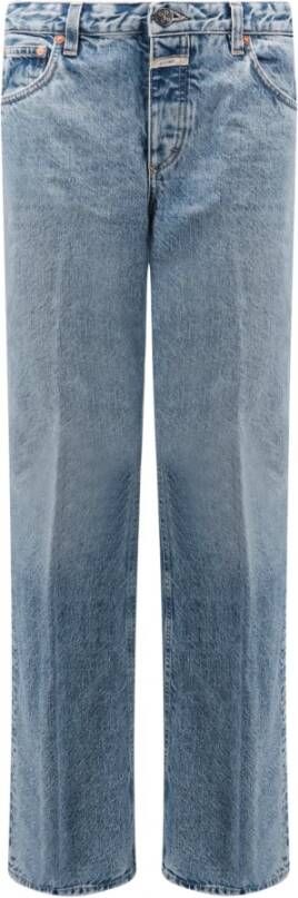 Closed Blauwe Wide Leg Jeans Aw23 Blauw Dames