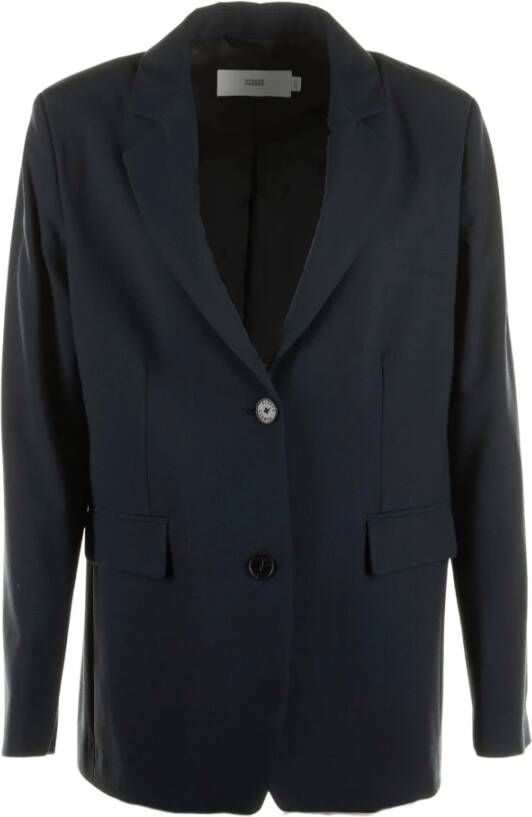 Closed blazer donkerblauw C97148-35P-22 568 Blauw Heren