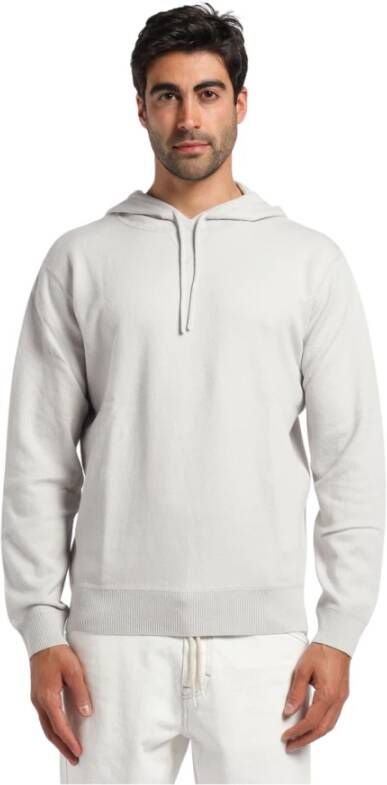 closed Cashmere Blend Hoodie Wit Heren