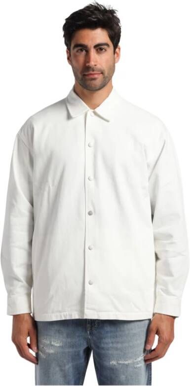 closed Casual Bull Denim OverShirt Wit Heren
