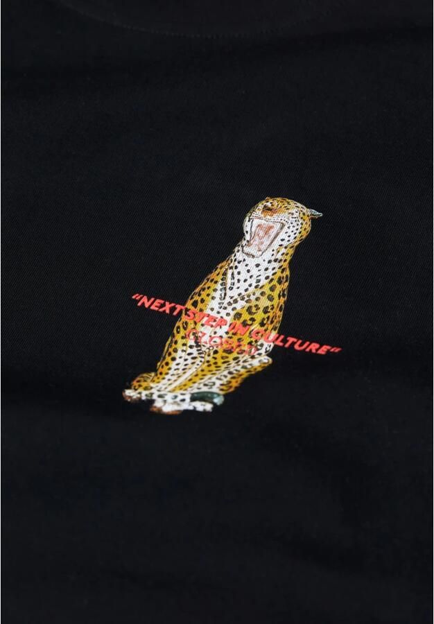 Closed Korte Mouw Regular Fit T-shirt met Voorkant Print Black Heren - Foto 2