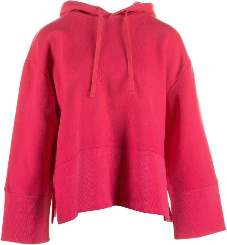 Closed Relaxte pasvorm cropped hoodie in roze Pink Dames