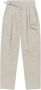 Closed Cropped Trousers Beige Dames - Thumbnail 1