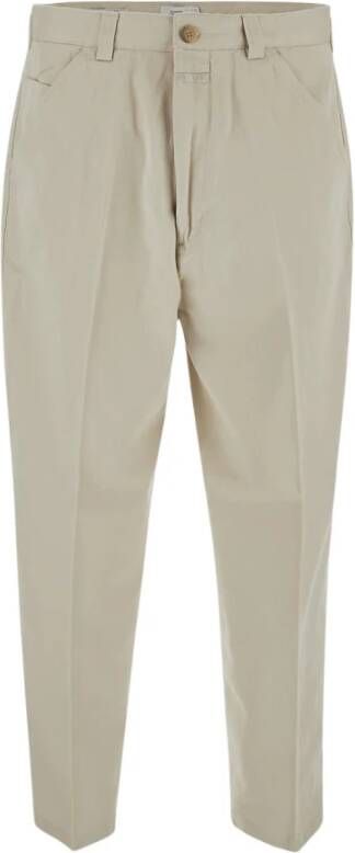 Closed Dover Tapered Jeans Beige Heren
