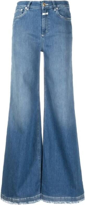 Closed Flared Jeans Blauw Dames