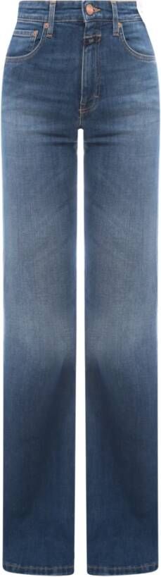 Closed Flared Jeans met Hoge Taille Blauw Dames