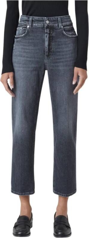 Closed Straight Jeans Grijs Dames