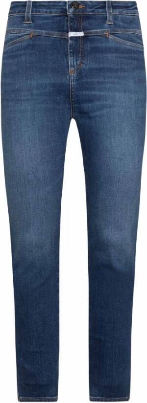 Closed Heren Slim-Fit High-Waisted Jeans Blauw Heren