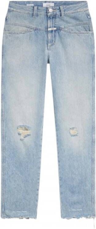 Closed Italiaanse Slim-fit Jeans van Denim Blauw Dames