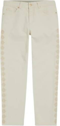 Closed Straight Trousers Beige Dames