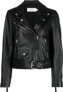 Closed Leather Jackets Zwart Dames