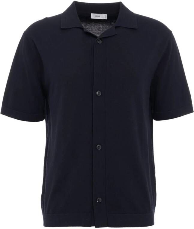 Closed Men Clothing Knitwear Blue Ss23 Blauw Heren
