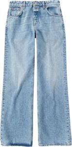 Closed Mid Blue Uitlopende Pijp Jeans Blauw Dames