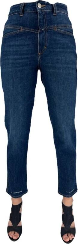 Closed Moderne Slim-Fit Pedal Pusher Jeans Blauw Dames