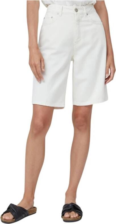 Closed Organische katoenen Regular Bermuda Shorts White Dames
