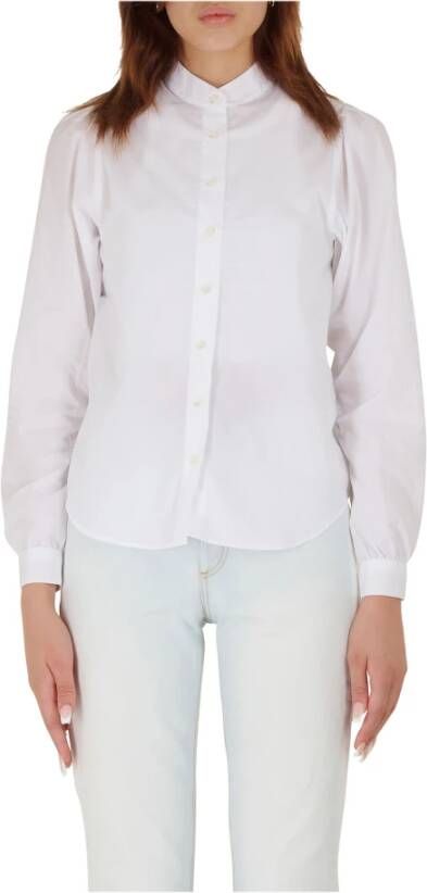Closed Oversized Button-Up Blouse White Dames