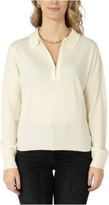 Closed Polo Long Sleeve Beige Dames