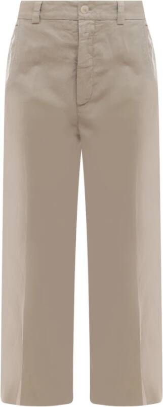 Closed Rechte Broek Groen Dames
