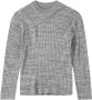 Closed Round-neck Knitwear Grijs Heren - Thumbnail 1