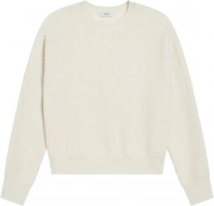 Closed Round neck sweater with long sleeves Wit Dames