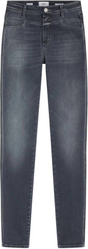 Closed Skinny Pusher Jeans Hoge Taille X-Pocket Gray Dames