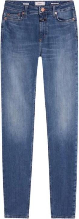 Closed Slim Fit Blauwe Jeans Blauw Dames