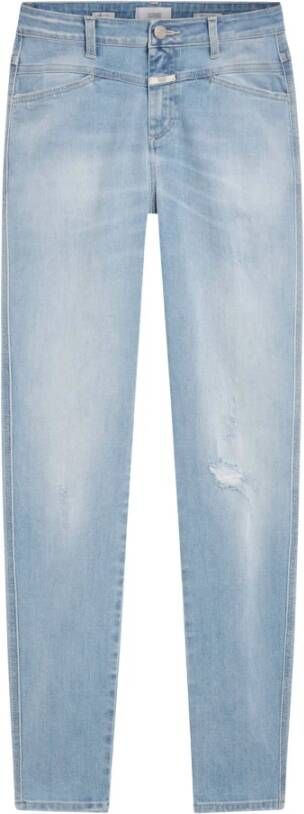 Closed Lichtblauwe Skinny Pusher Jeans Blue Dames