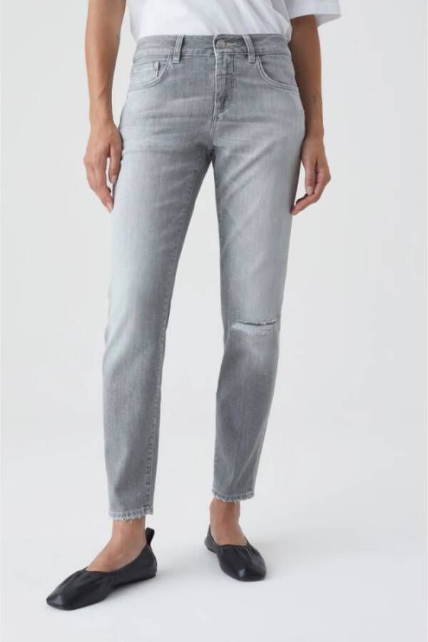 closed Slim-fit Jeans Grijs Dames