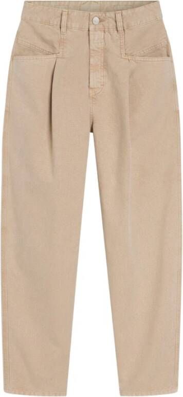 closed Straight Jeans Beige Dames