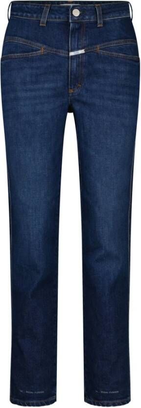 closed Straight Jeans Blauw Dames