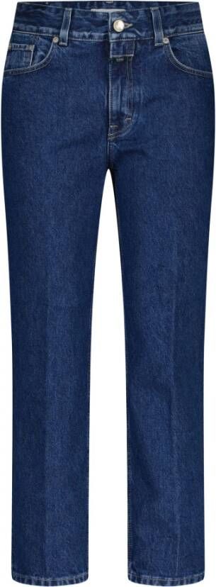 Closed Straight Jeans Blauw Dames