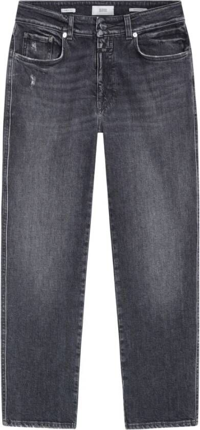 Closed Straight Jeans Grijs Dames