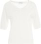 Closed Elegante Witte T-Shirt met Lange Mouwen White Dames - Thumbnail 1