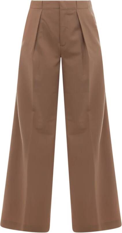 Closed Trousers Beige Dames