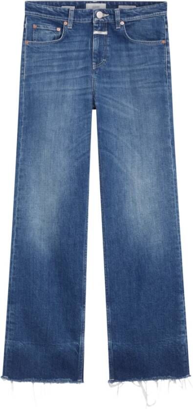 Closed Uitlopende broek Blauw Dames
