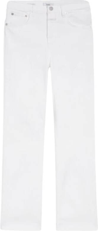 Closed Witte Cropped Power-Stretch Jeans White Dames