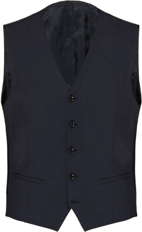 Club Of Gents CG Gilet Blauw Heren