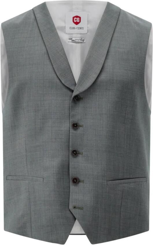 Club Of Gents Stijlvol Groen Gilet Gray Heren - Foto 3