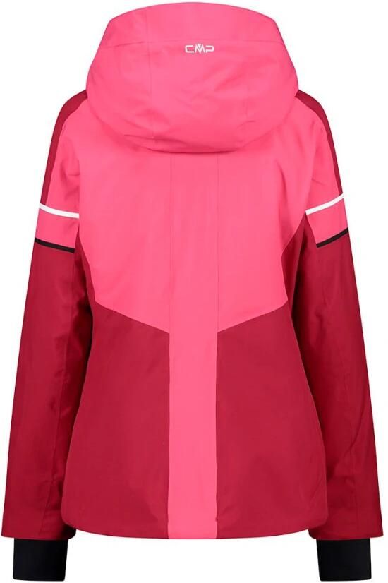 CMP Dames Twill Ski Jas met Afneembare Capuchon Red Dames