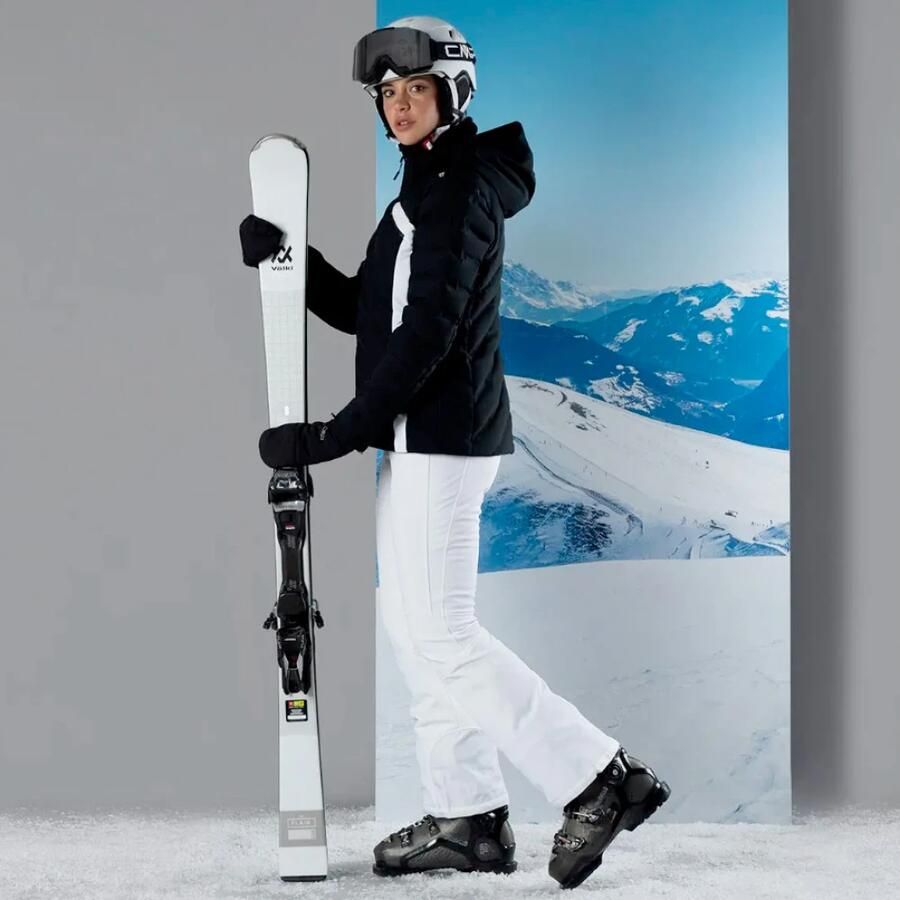 CMP Thermisch Gelamineerde Waterdichte Broek White Dames - Foto 3