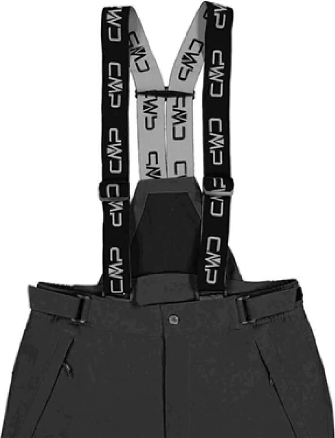 CMP Zwarte Skibroek met Afneembare Bandjes Black Heren - Foto 2