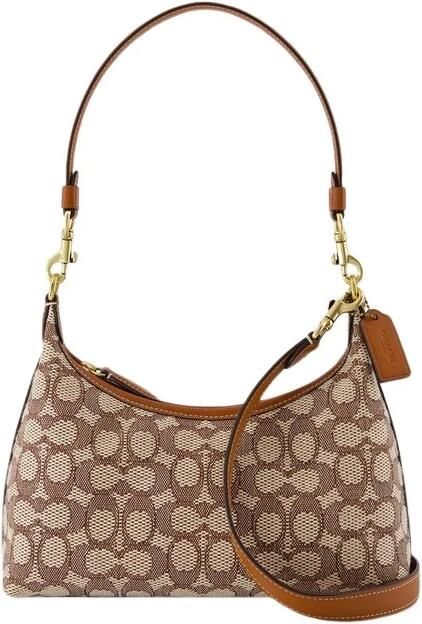 Coach Bruine leren schoudertas Brown Dames - Foto 4