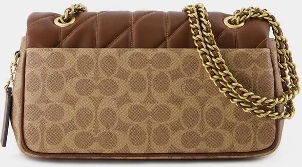 Coach Crossbody bags Quilted Sig Tabby Shoulderbag 26 in bruin - Foto 8