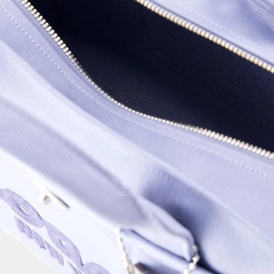 Coach Geborduurde Logo Canvas Cargo Tote Tas Blue Dames - Foto 2